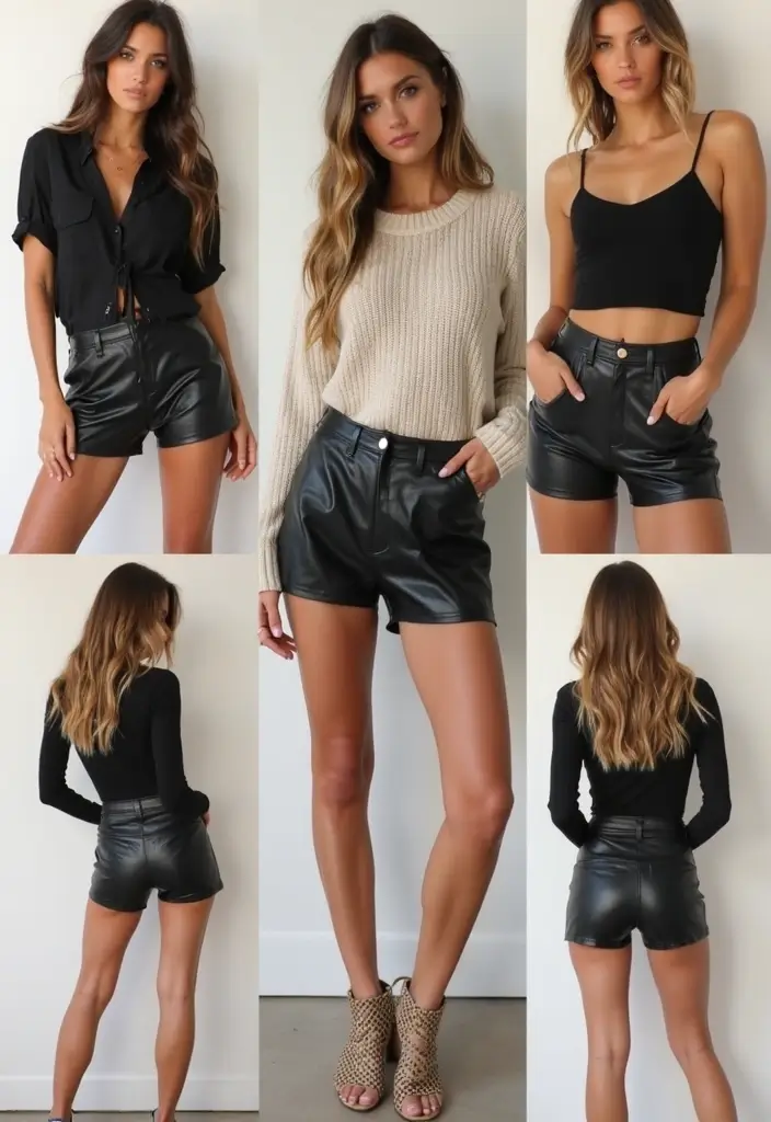 25 Black Leather Shorts Outfit That Flatter Every Figure - Conclusion