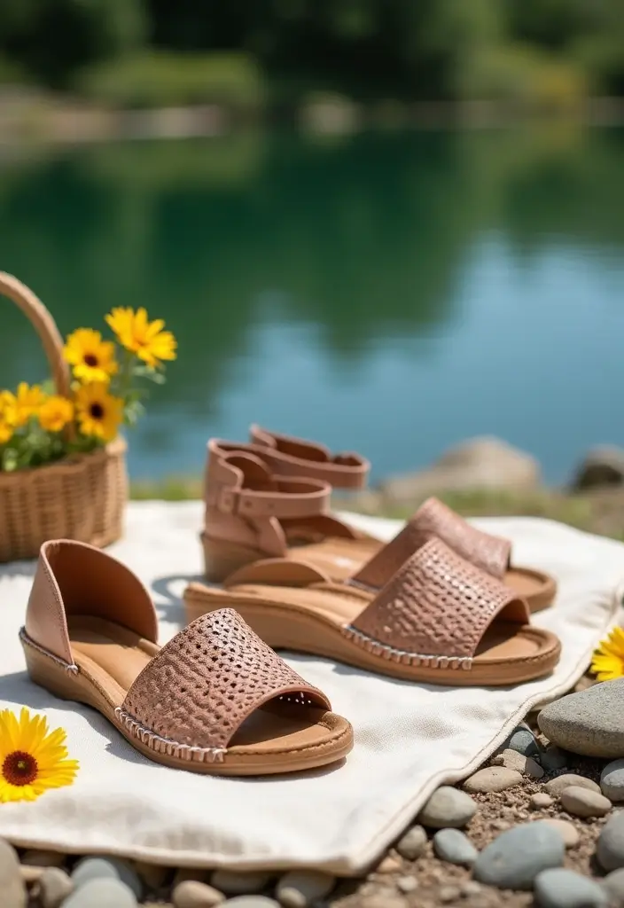 27 Fresh Lake Day Outfit Ideas You Need To Try - 12. Eco-Friendly Footwear