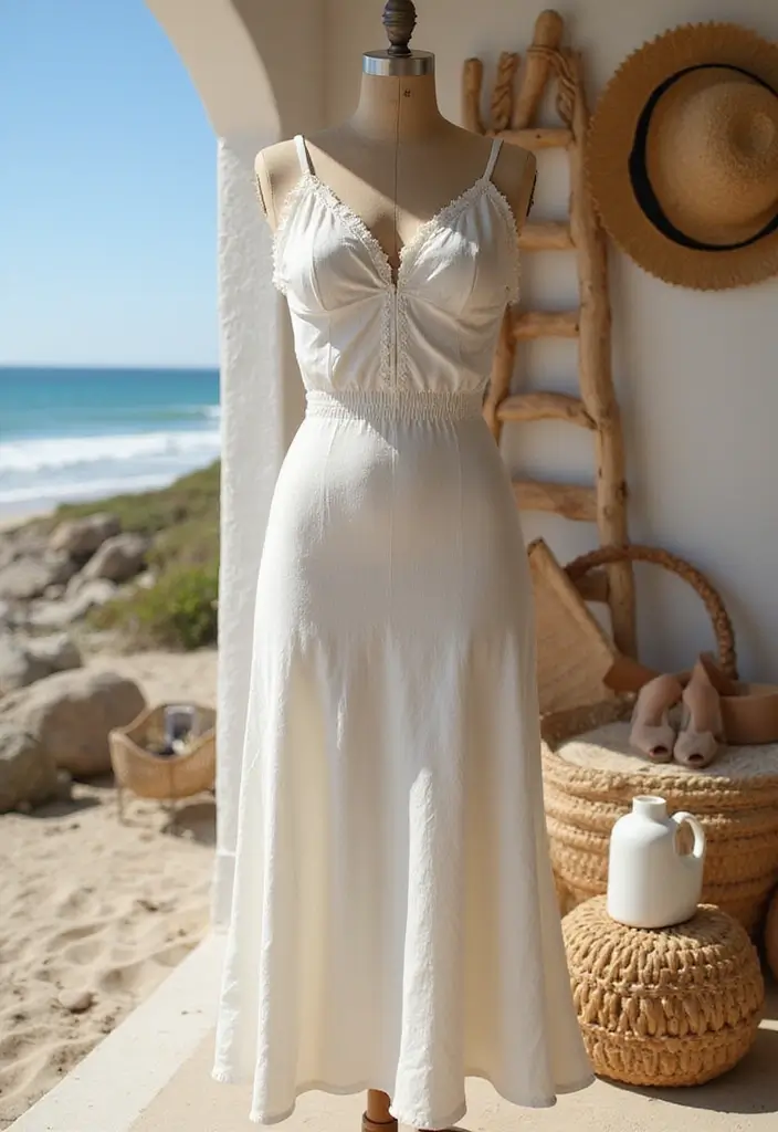 27 Fresh Sea Outfit Summer Ideas You Need To Try - 21. Sustainable Beach Dresses