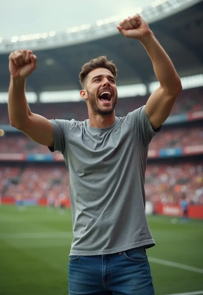 27 Grey Shirt Outfit Men Inspirations For Real Life - 7. Grey Sports Shirt with Blue Jeans