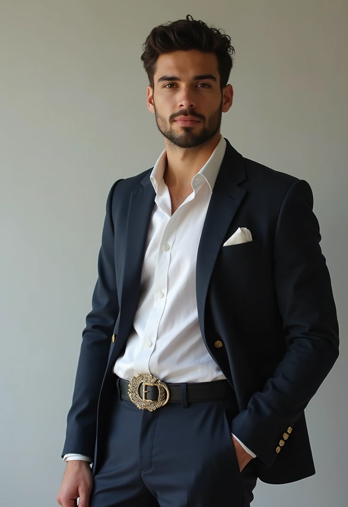 27 Prom Boys Outfit That Flatter Every Figure - 18. Statement Belts