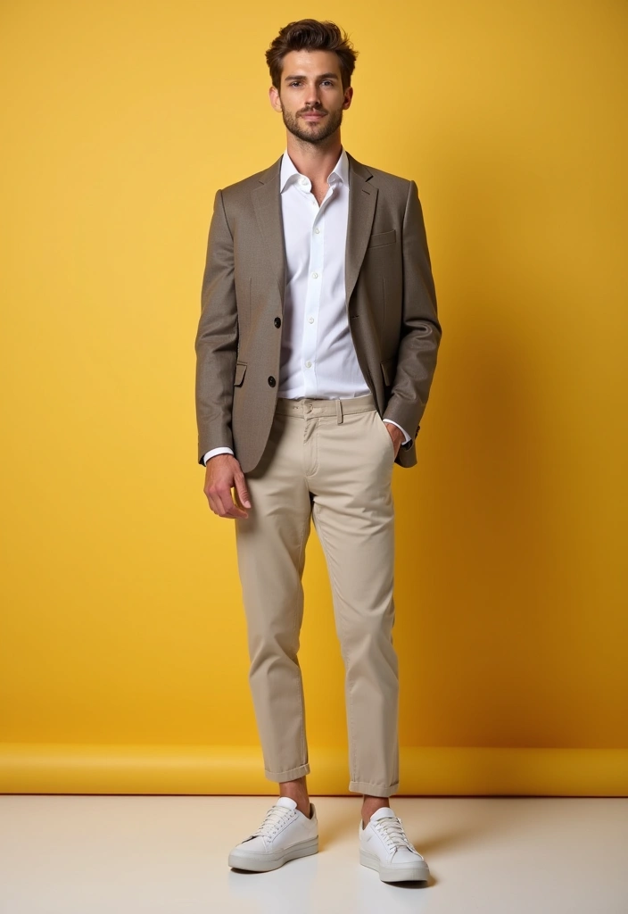 27 Prom Boys Outfit That Flatter Every Figure - 19. Casual Yet Classy Attire