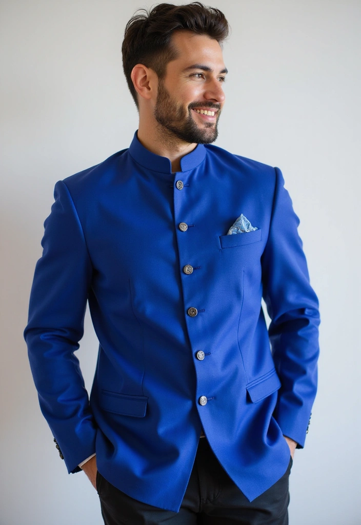 27 Prom Boys Outfit That Flatter Every Figure - 5. Sophisticated Nehru Jacket