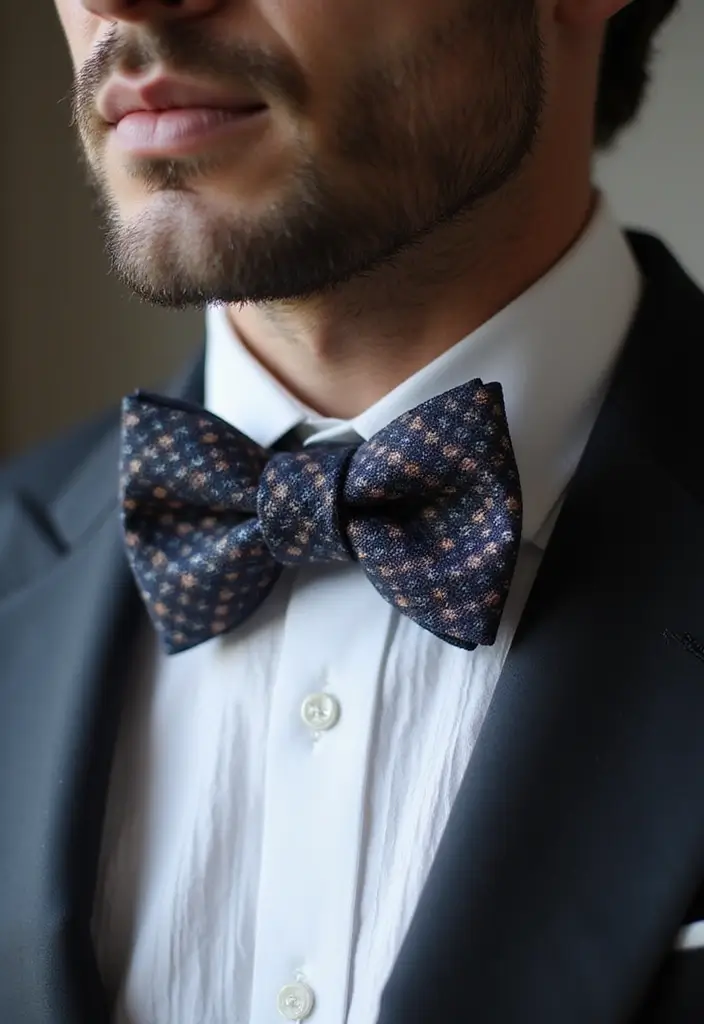 27 Prom Boys Outfit That Flatter Every Figure - 8. Vintage Bowtie Elegance