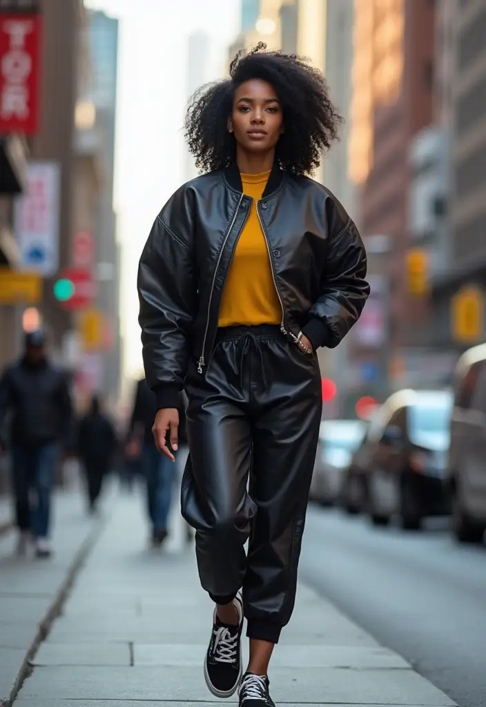 28 Amiri Shoes Outfit Black Women Inspirations For Real Life - 10. Street Stylish with Amiri Sneakers