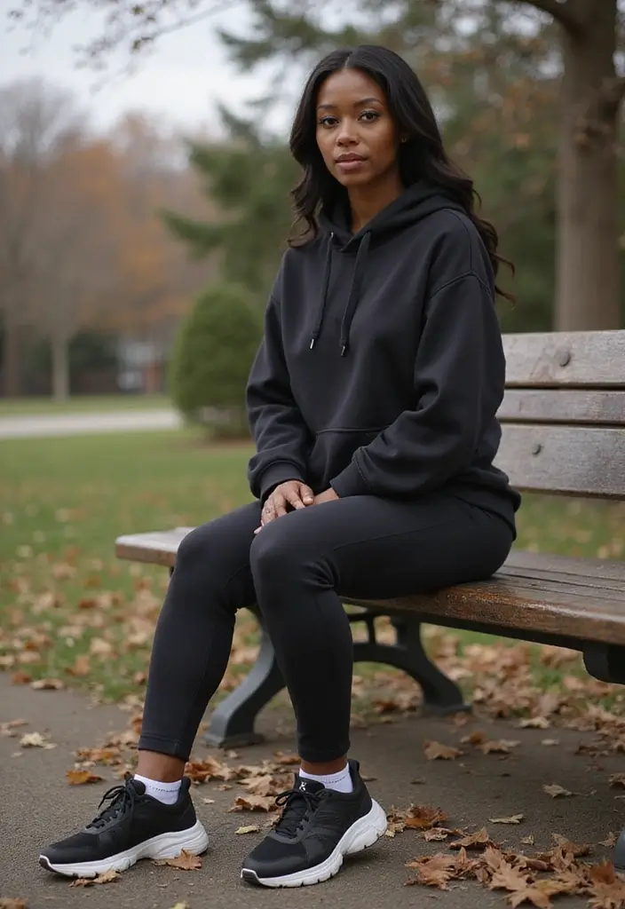 28 Amiri Shoes Outfit Black Women Inspirations For Real Life - 7. Trendy Athleisure with Amiri Runners