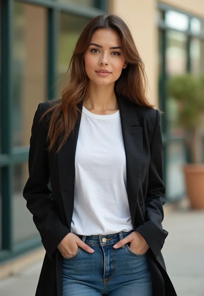 28 Cute Outfit Ideas For School Inspirations For Real Life - 18. Statement Blazers