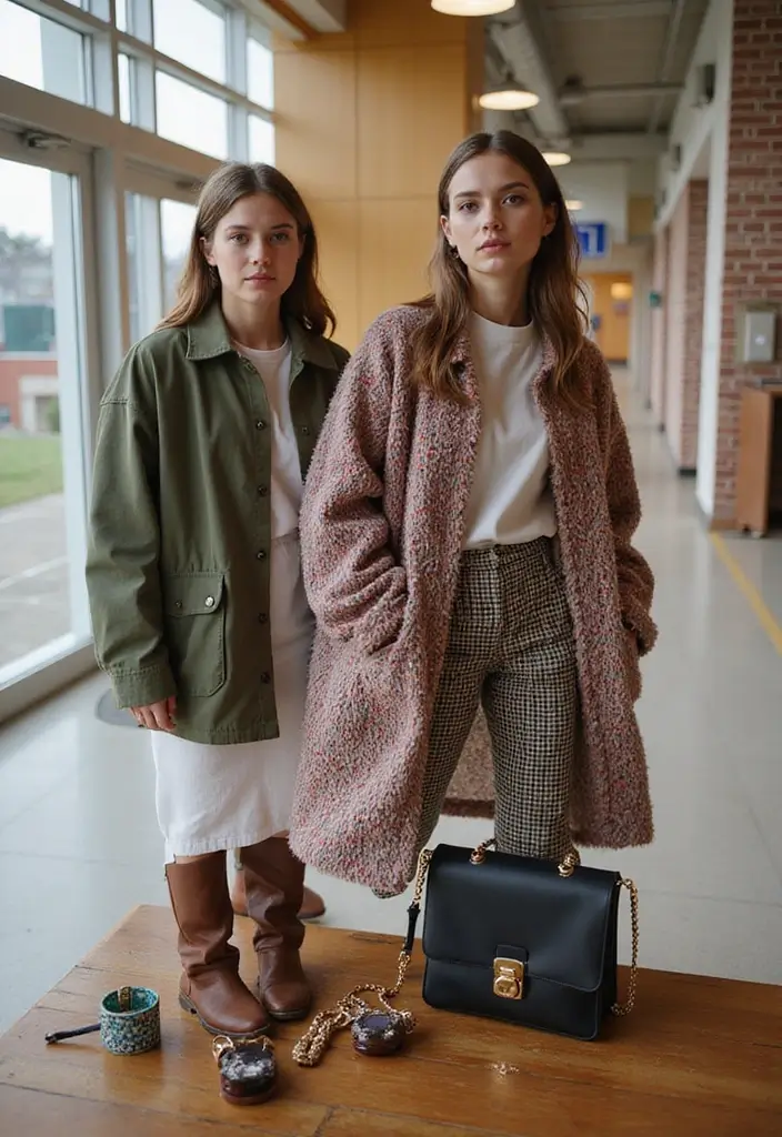 28 Cute Outfit Ideas For School Inspirations For Real Life - 28. Bold Accessories