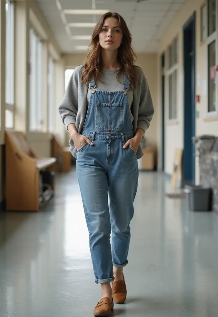 28 Cute Outfit Ideas For School Inspirations For Real Life - 5. Trendy Overalls
