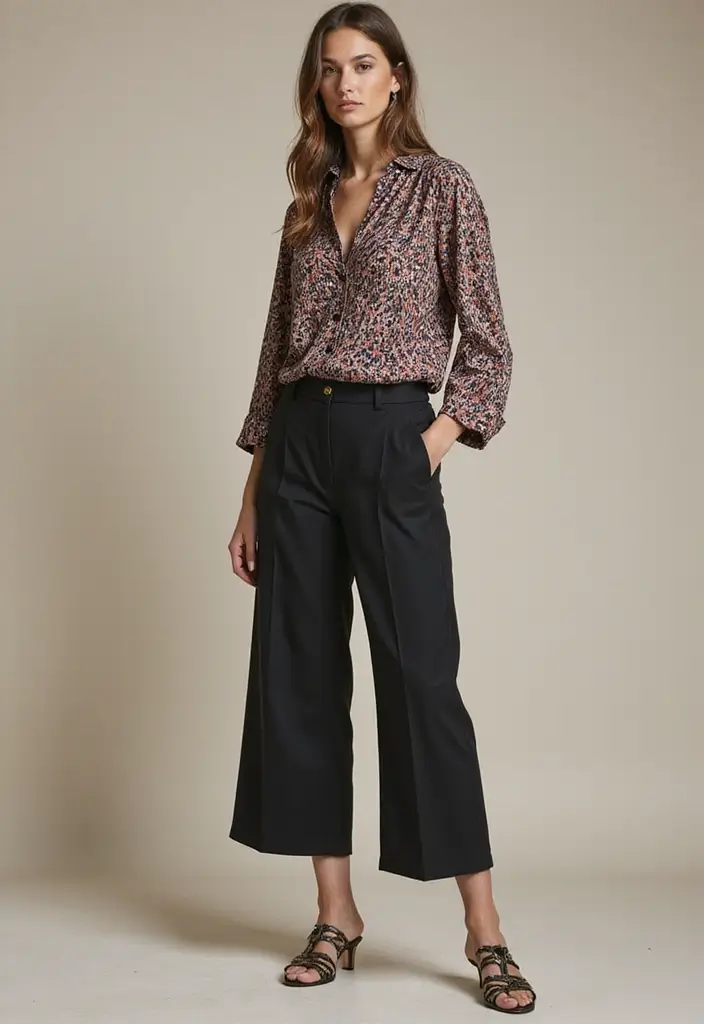28 Fresh Girls Night Out Outfit Ideas Black Women Ideas You Need To Try - 3. Tailored Trousers with a Funky Top