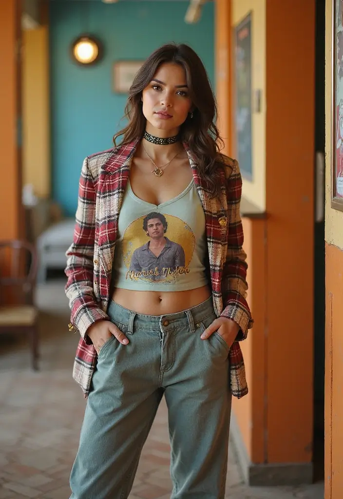 28 Naked Wolfe Boots Outfit Ideas That Feel Effortless - 12. Retro Vintage Vibes