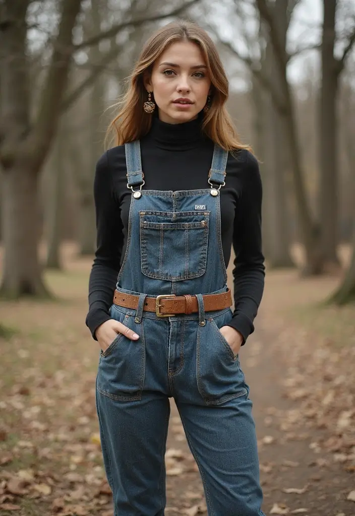 28 Naked Wolfe Boots Outfit Ideas That Feel Effortless - 25. Vintage-Inspired Overall Look