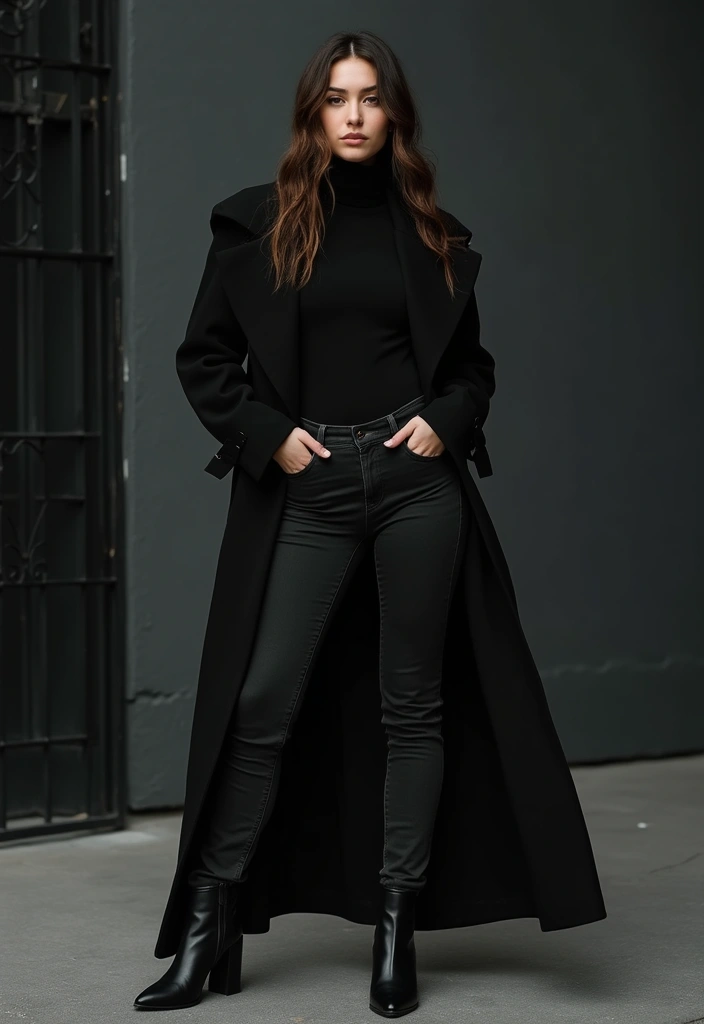 28 Naked Wolfe Boots Outfit Ideas That Feel Effortless - 9. All-Black Everything