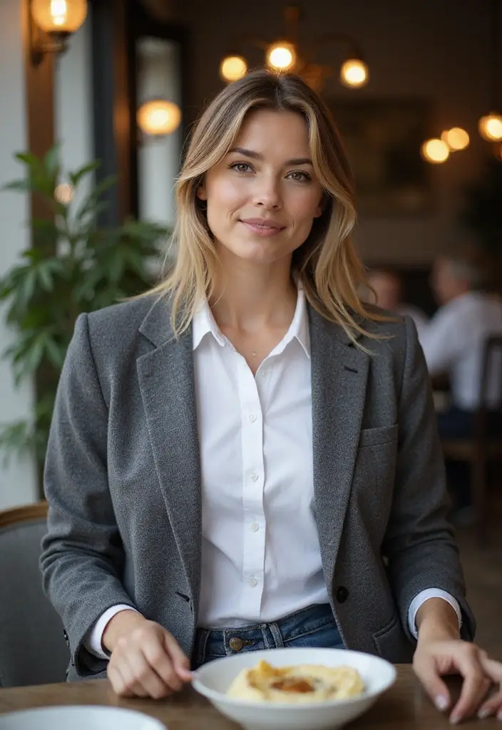 28 Stylish Gonna Jeans Outfit For Every Occasion - 26. Smart Weekend Attire