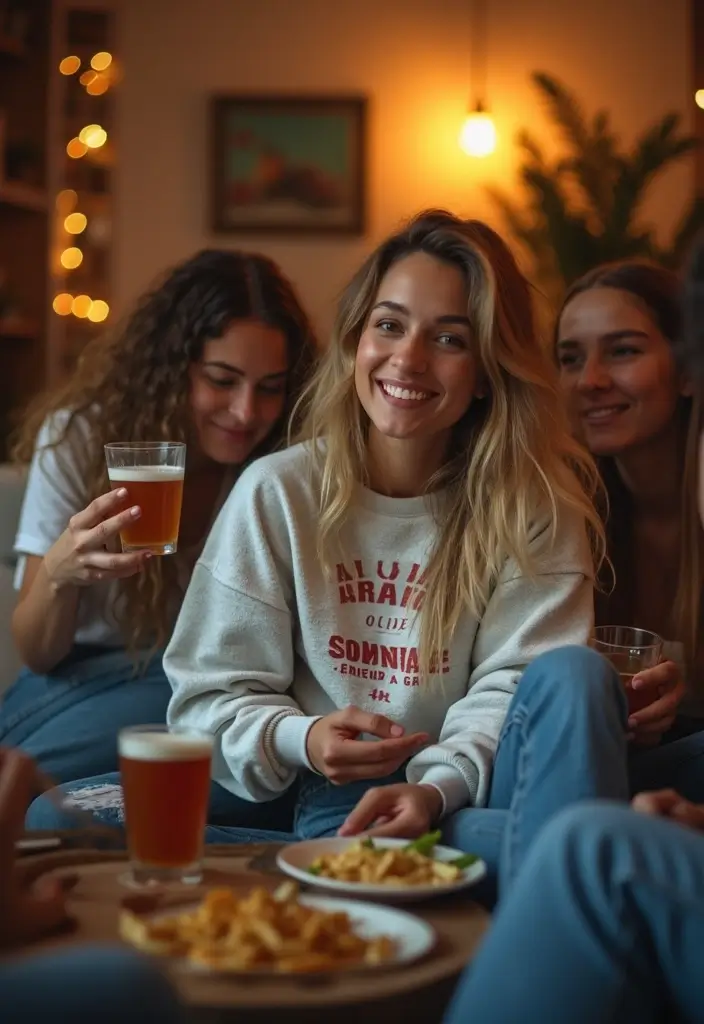 28 Stylish Gonna Jeans Outfit For Every Occasion - 9. Relaxed Weekend Get-Together