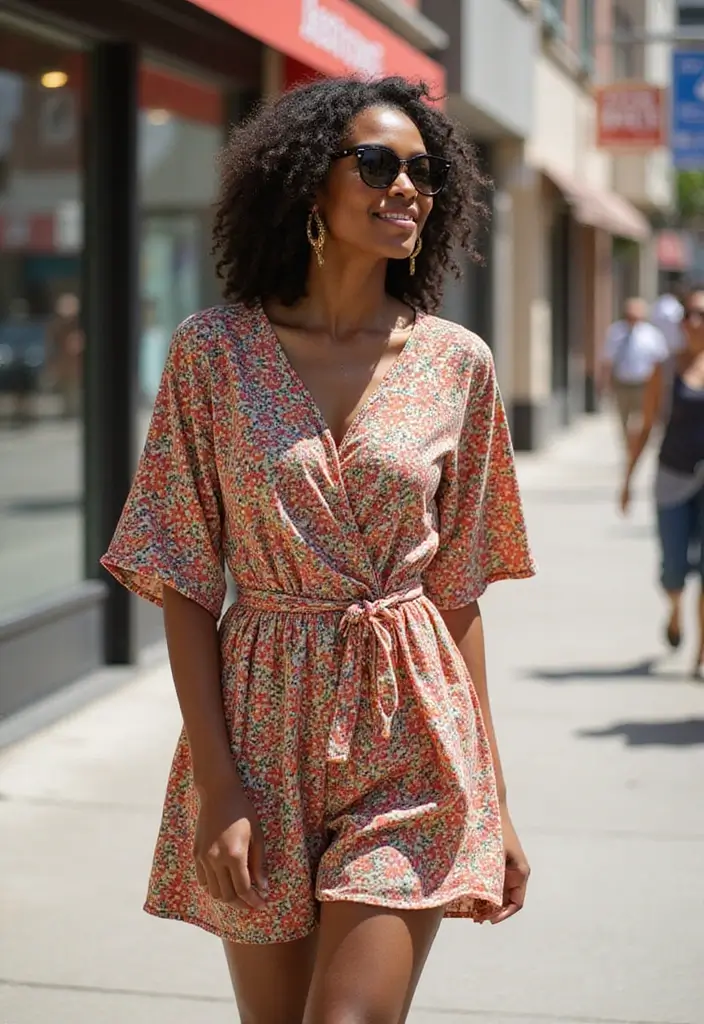 28 Trendy Movie Date Outfit Black Women To Refresh Your Closet - 15. Colorful Shift Dress