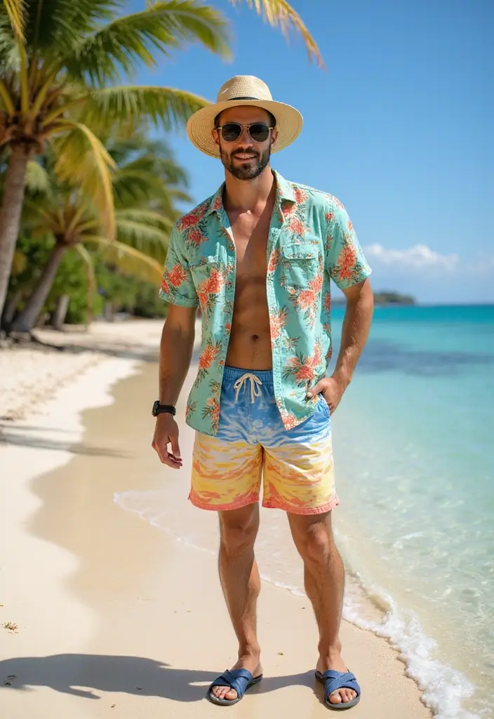 28 Trendy Roblox Boy Outfit Codes To Refresh Your Closet - 15. Beach Ready