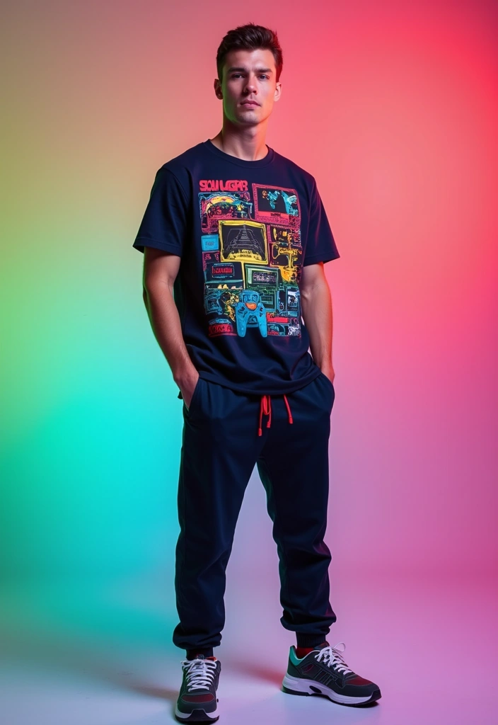 28 Trendy Roblox Boy Outfit Codes To Refresh Your Closet - 2. Retro Gamer