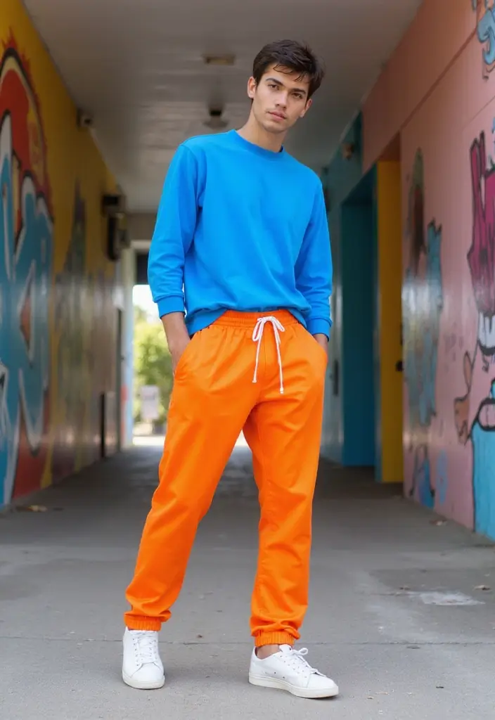 28 Trendy Roblox Boy Outfit Codes To Refresh Your Closet - 22. Color Blocked Ensemble