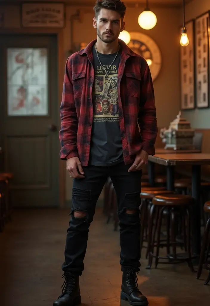 28 Trendy Roblox Boy Outfit Codes To Refresh Your Closet - 26. Grunge Revival