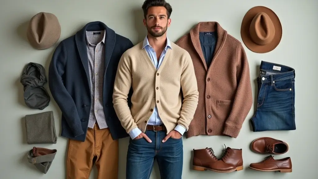 29 Cardigan Outfit Men That Flatter Every Figure