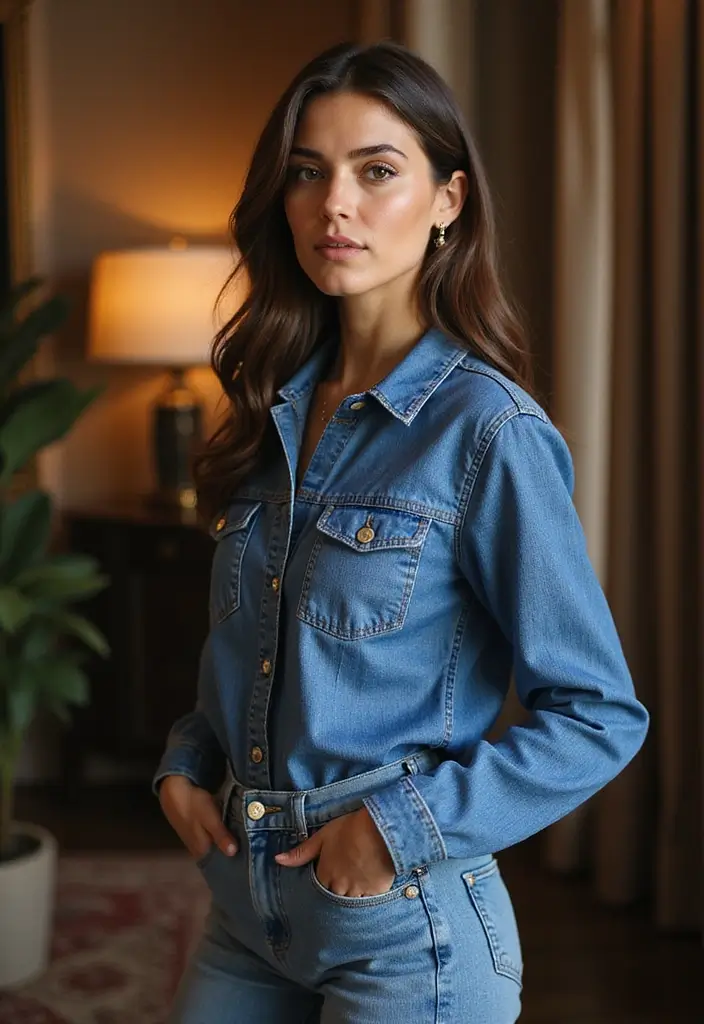 29 Denim Party Outfit Looks That Will Upgrade Your Wardrobe - 17. Elevated Casual with Denim
