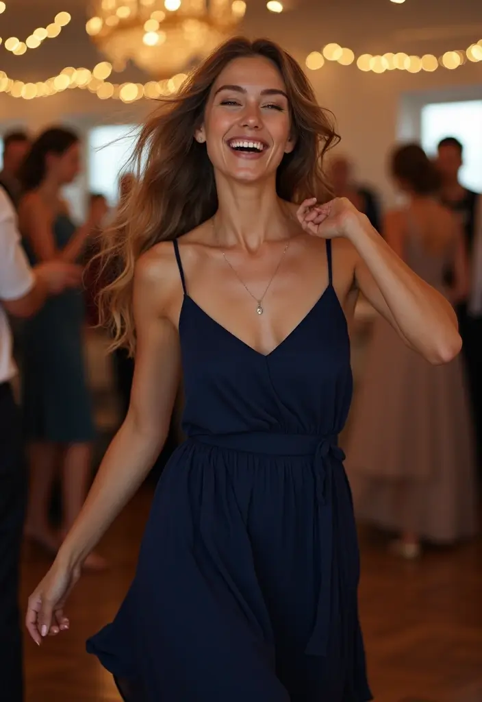29 Navy Blue Dress Outfit Wedding Styling Tips To Wear With Confidence - 13. Focus on Comfort