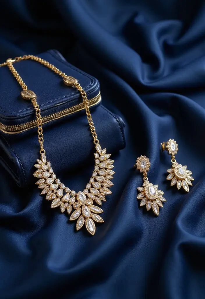 29 Navy Blue Dress Outfit Wedding Styling Tips To Wear With Confidence - 3. Accessorize with Elegance