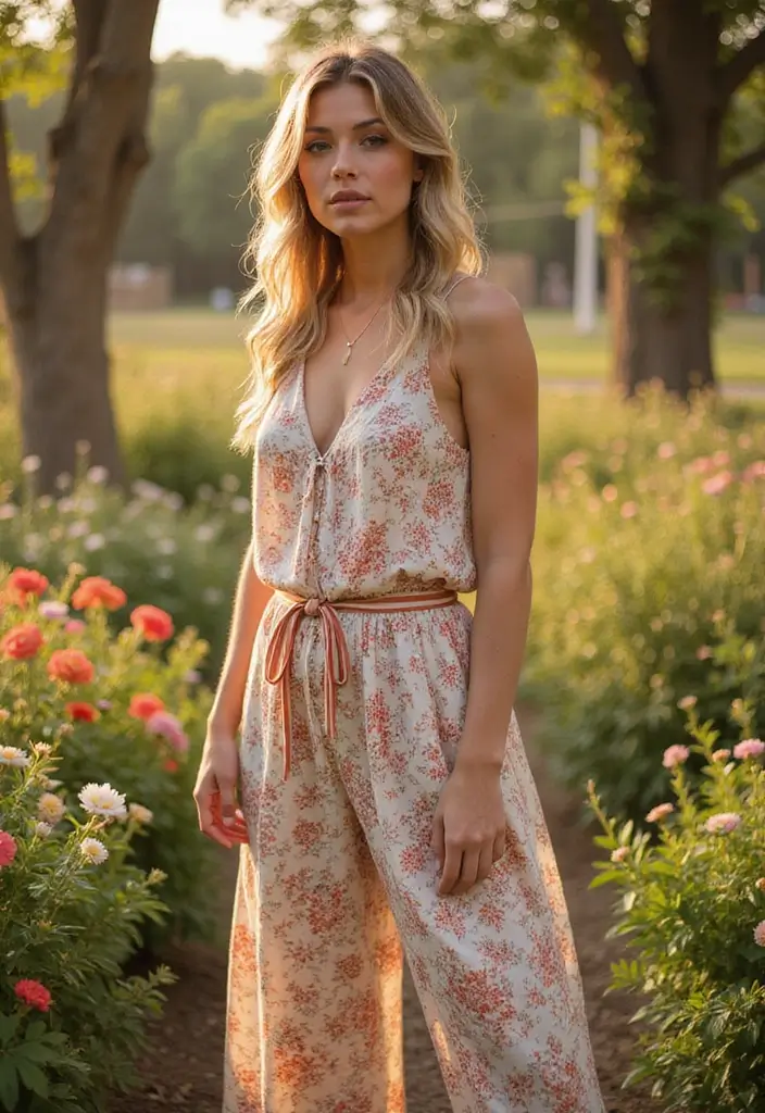 29 Summer Chic Bruiloft Outfit Looks That Will Upgrade Your Wardrobe - 2. Bohemian Jumpsuits