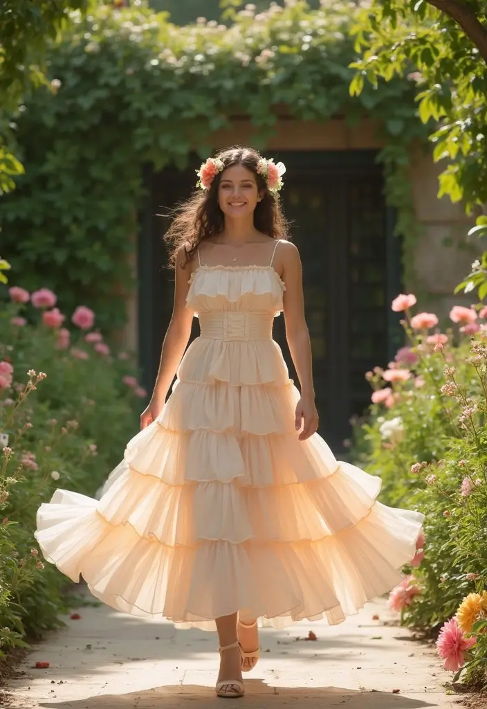 29 Summer Chic Bruiloft Outfit Looks That Will Upgrade Your Wardrobe - 25. Playful Ruffles