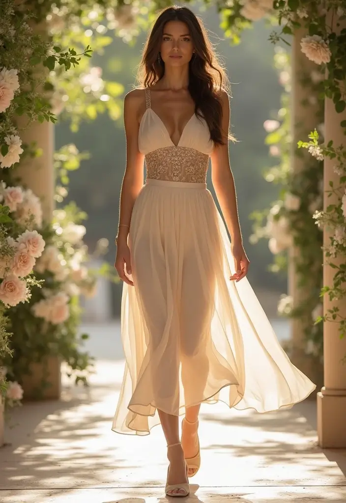 29 Summer Chic Bruiloft Outfit Looks That Will Upgrade Your Wardrobe - 5. Chic Midi Skirts