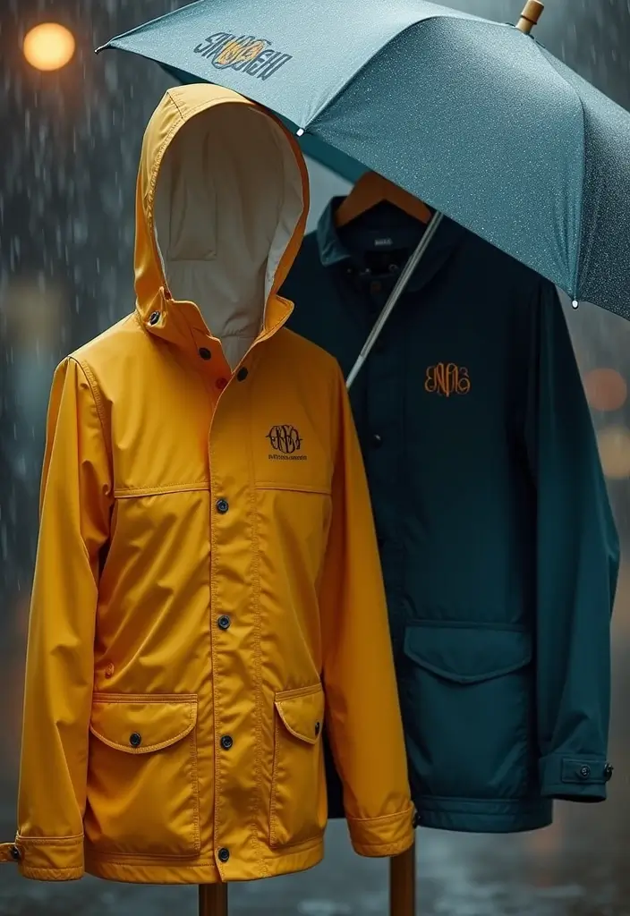 29 Trendy Rainy Day Outfit To Refresh Your Closet - 12. Personalized Rain Gear