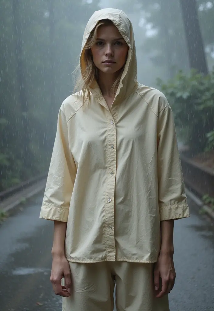 29 Trendy Rainy Day Outfit To Refresh Your Closet - 23. Light and Breathable Fabrics