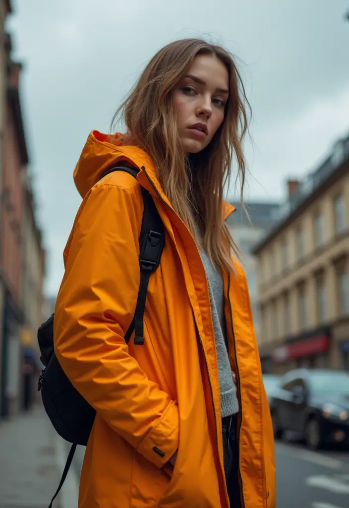 29 Trendy Rainy Day Outfit To Refresh Your Closet - 4. Layering with Stylish Hoodies