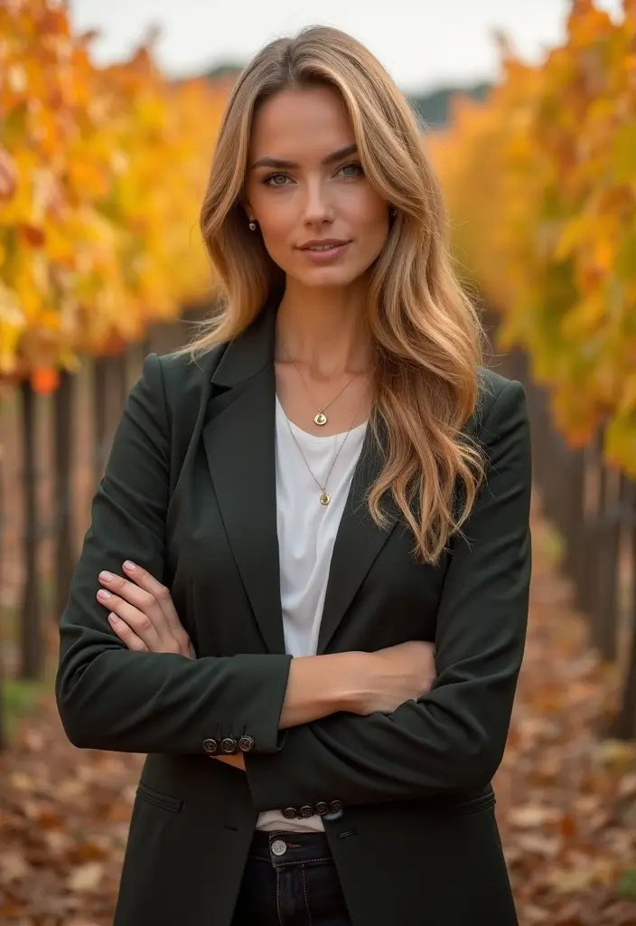 29 Winery Outfit Fall Looks That Will Upgrade Your Wardrobe - 14. Casual Chic Blazers
