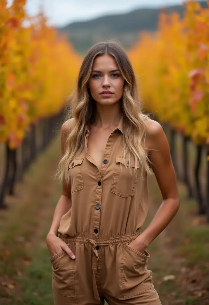 29 Winery Outfit Fall Looks That Will Upgrade Your Wardrobe - 8. Casual Jumpsuits