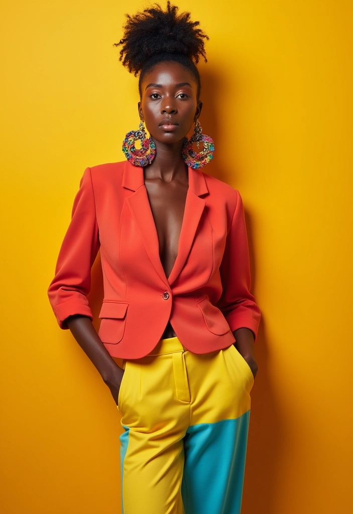 30 Bad Taste Outfit Looks That Will Upgrade Your Wardrobe - 15. The Bold Statement Earrings