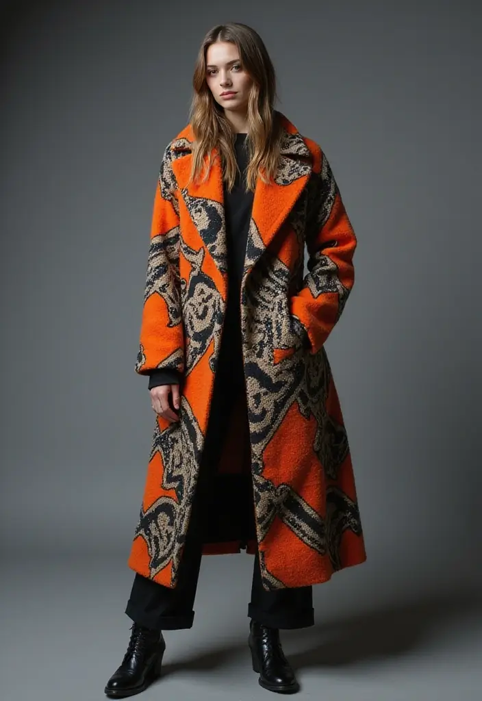 30 Bad Taste Outfit Looks That Will Upgrade Your Wardrobe - 21. The Quirky Statement Coat