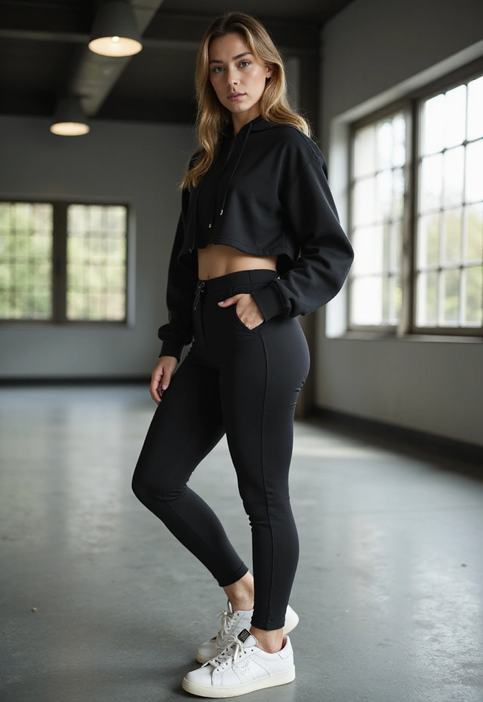 30 Trendy Golden Goose Outfit To Refresh Your Closet - 2. Chic Athleisure