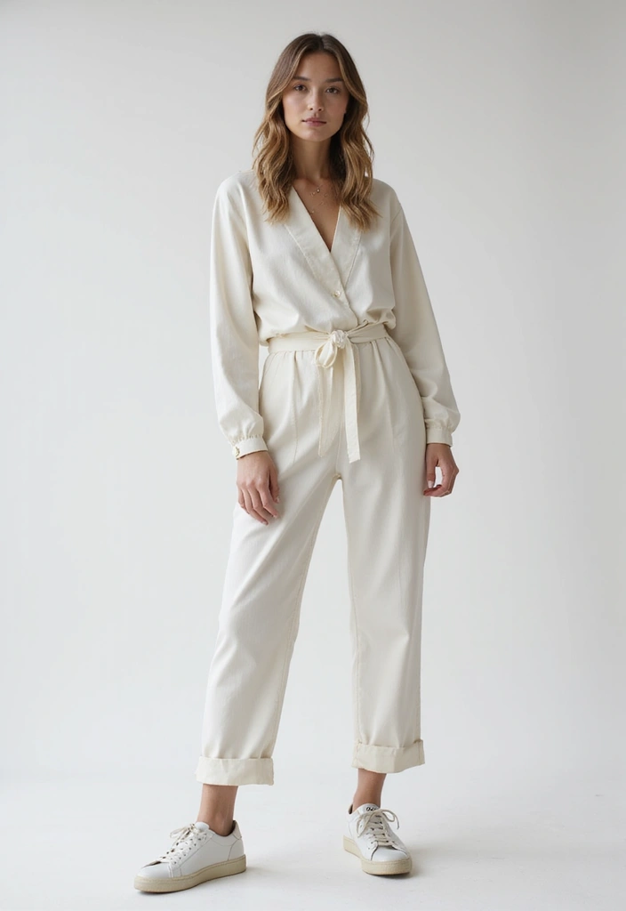 30 Trendy Golden Goose Outfit To Refresh Your Closet - 8. Monochrome Magic