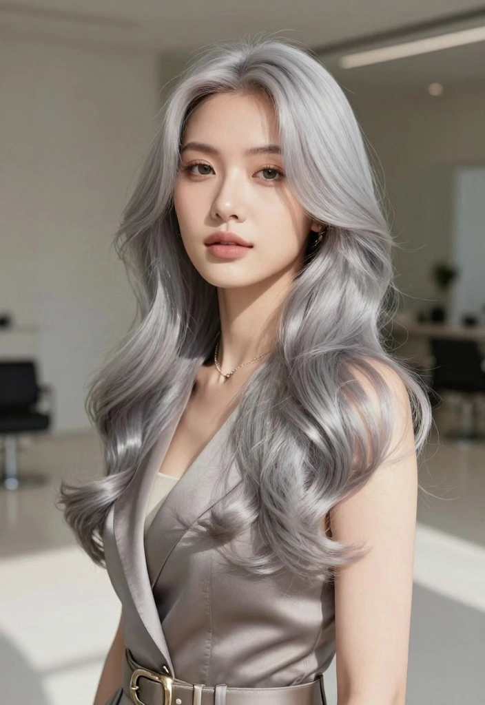 15 Sassy Hair Ideas for Older Women: Confident and Chic Cuts - 6. Silver and Stunning 1