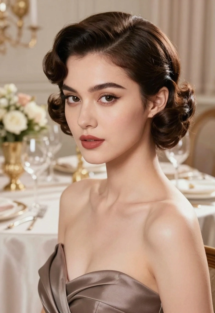 15 Short Hair Cuts for Women Ideas: Timeless & Versatile - 14. Vintage Inspired Short Hair 1