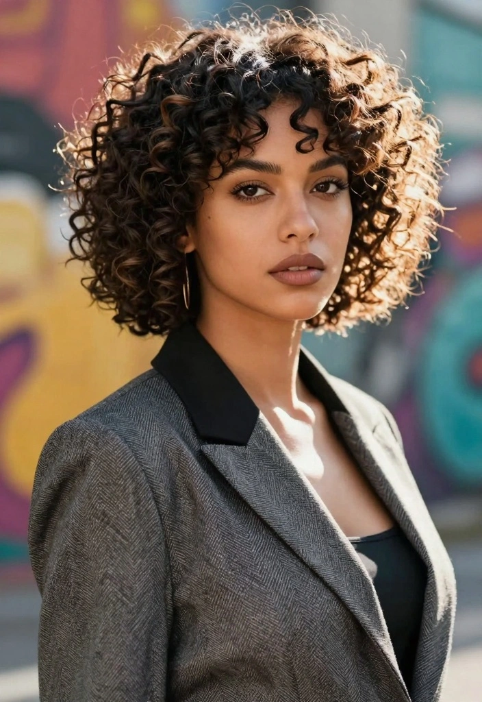 15 Short Hair Wolf Cut Ideas: Edgy Modern Style - 11. Side Part Drama 1