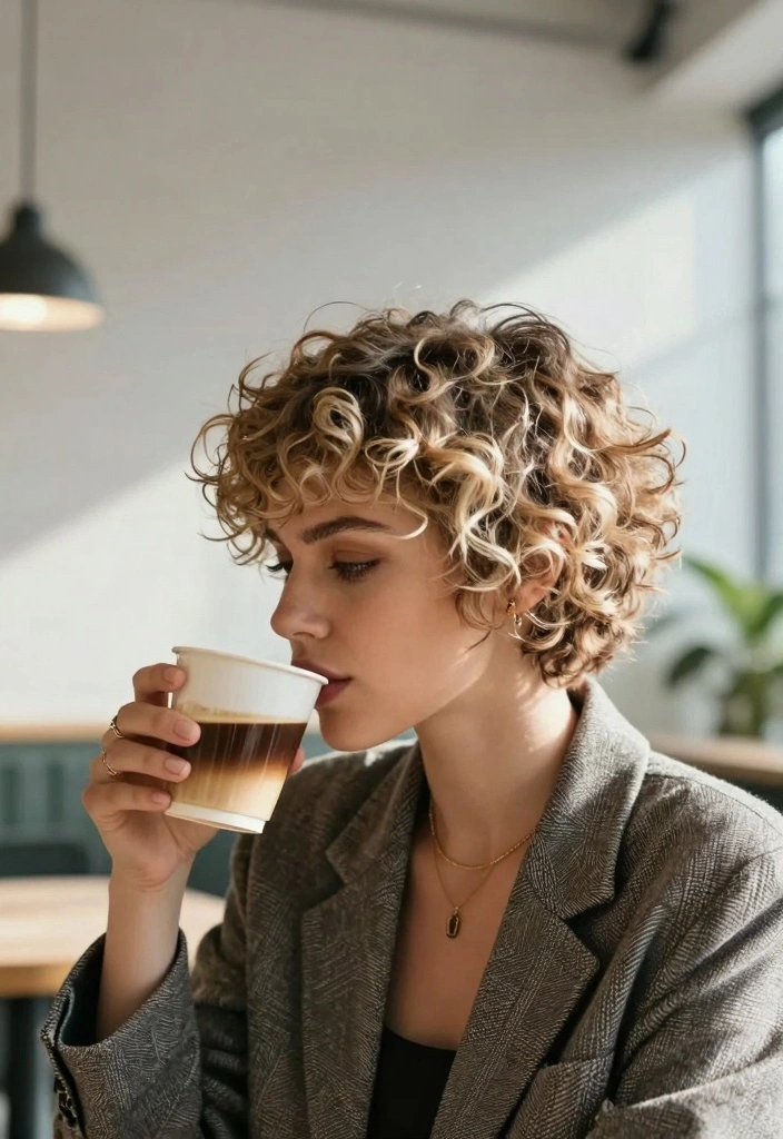 15 Short Hair Wolf Cut Ideas: Edgy Modern Style - 3. Textured Layers 1