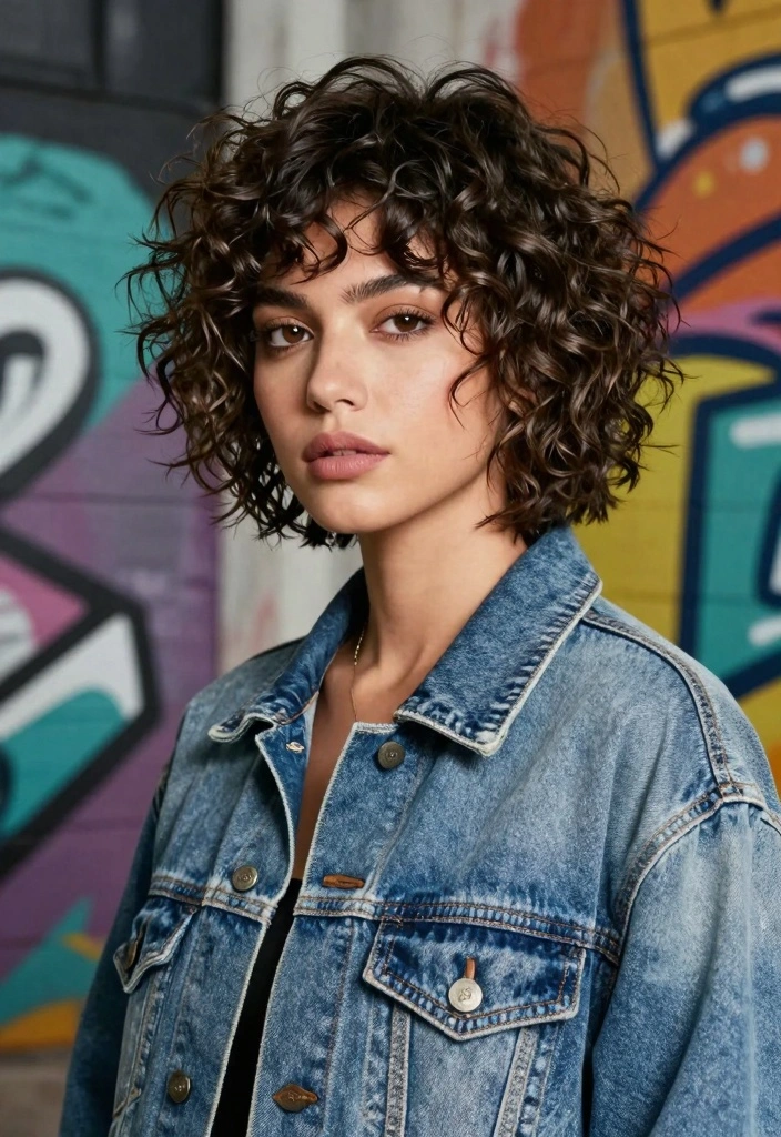 15 Short Hair Wolf Cut Ideas: Edgy Modern Style - 6. Shaggy Chic 1