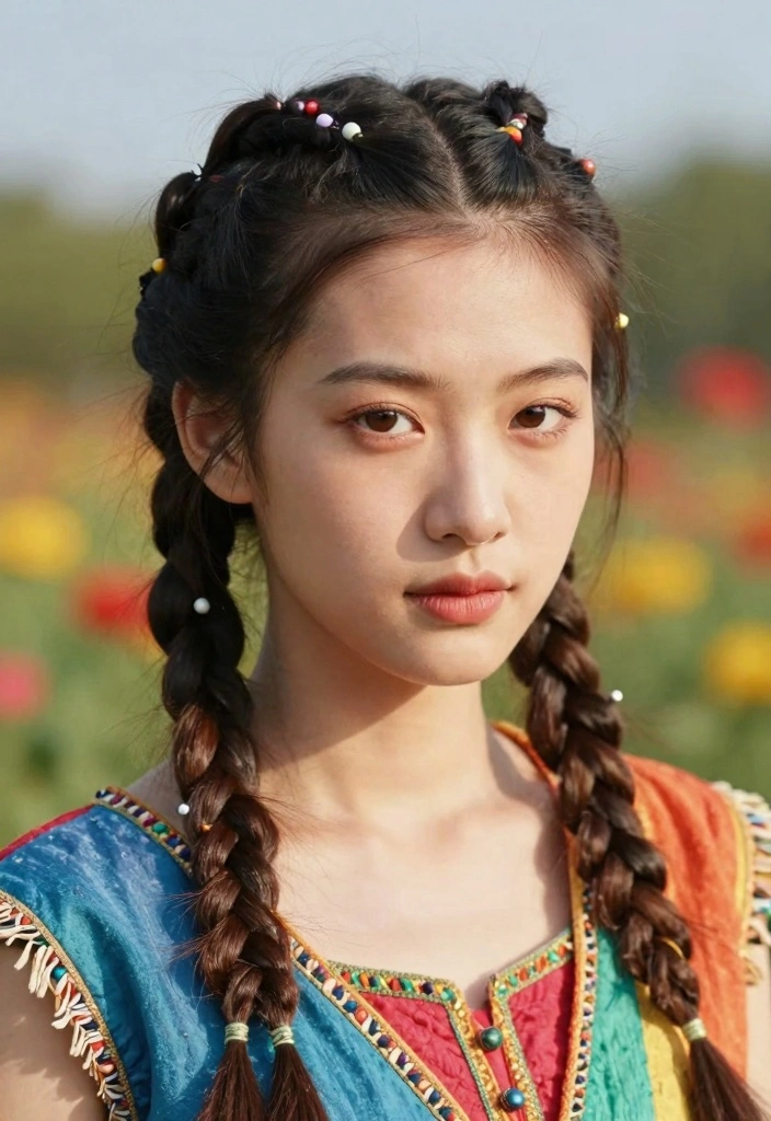 15 Viking Hairstyles Ideas: Braided Fierce Looks - 11. The Multi-Braid Look 1