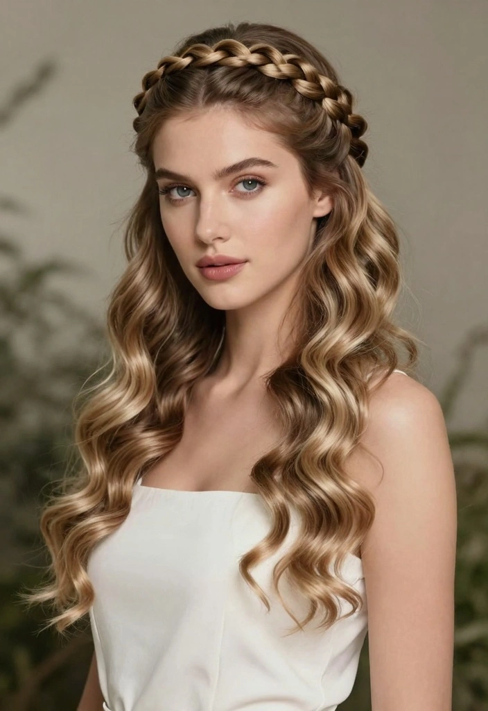 15 Viking Hairstyles Ideas: Braided Fierce Looks - 15. The Viking Forehead Braid 1
