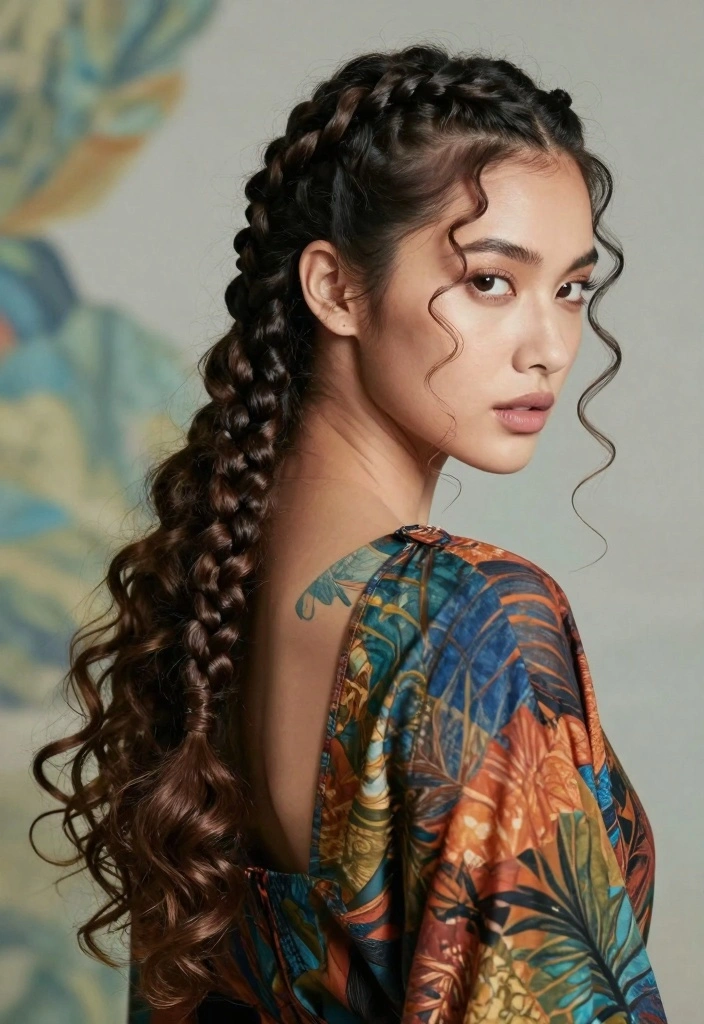 15 Viking Hairstyles Ideas: Braided Fierce Looks - 3. The Side Braid with a Twist 1