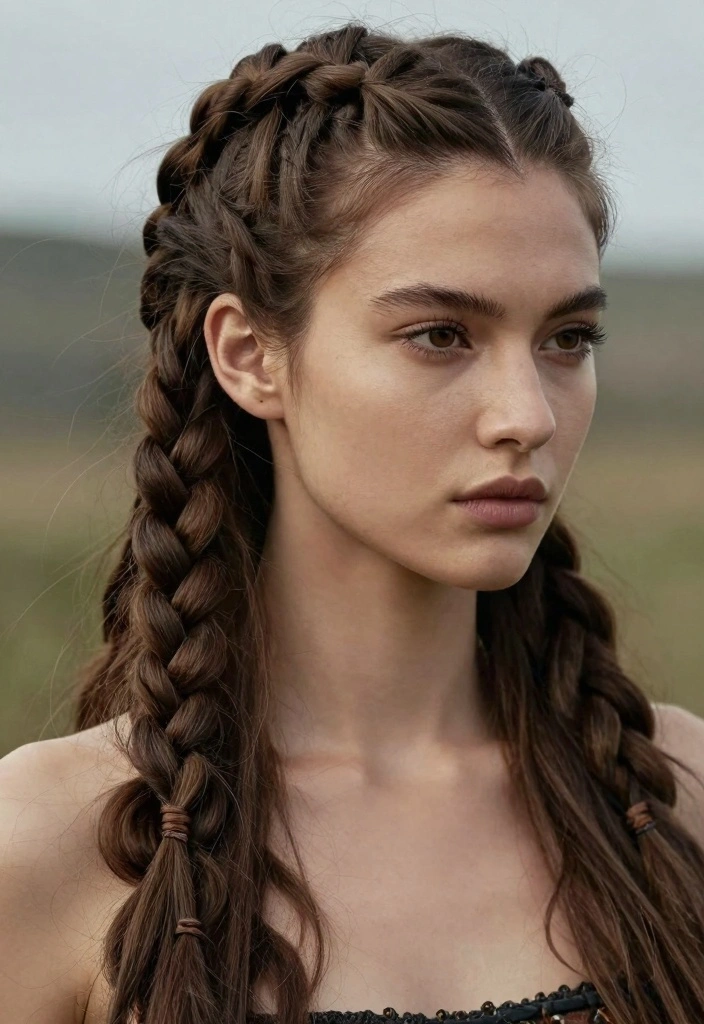 15 Viking Hairstyles Ideas: Braided Fierce Looks - 9. The Viking Knot 1