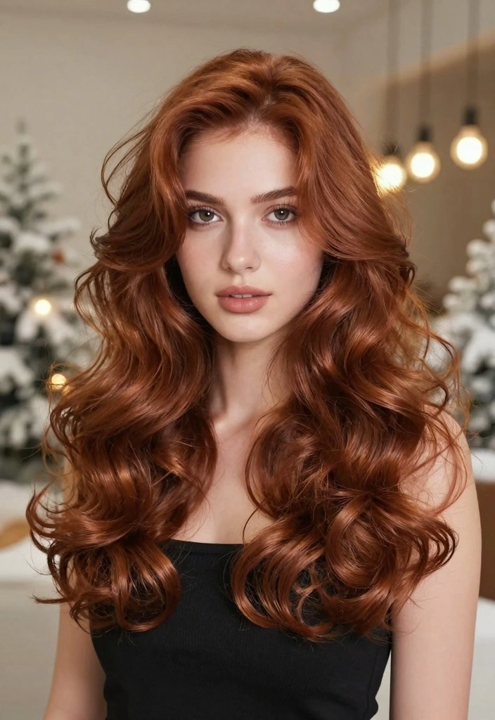 15 Winter Brown Hair Ideas: Deep Cozy Shades - 10. Copper Brown 1